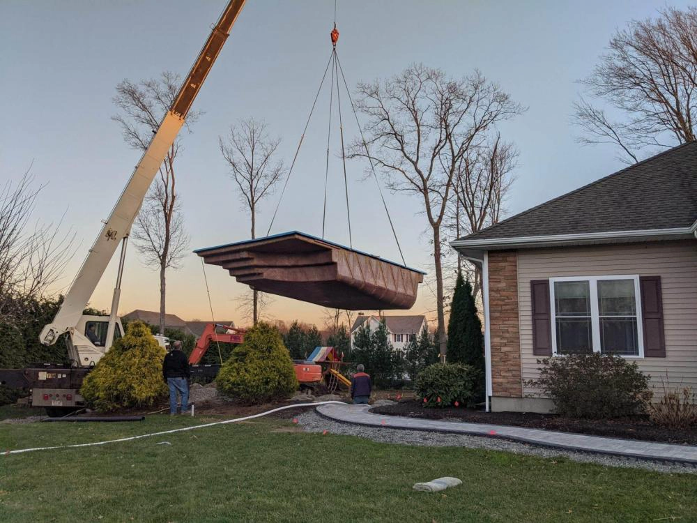 Cranston, RI pool installation
